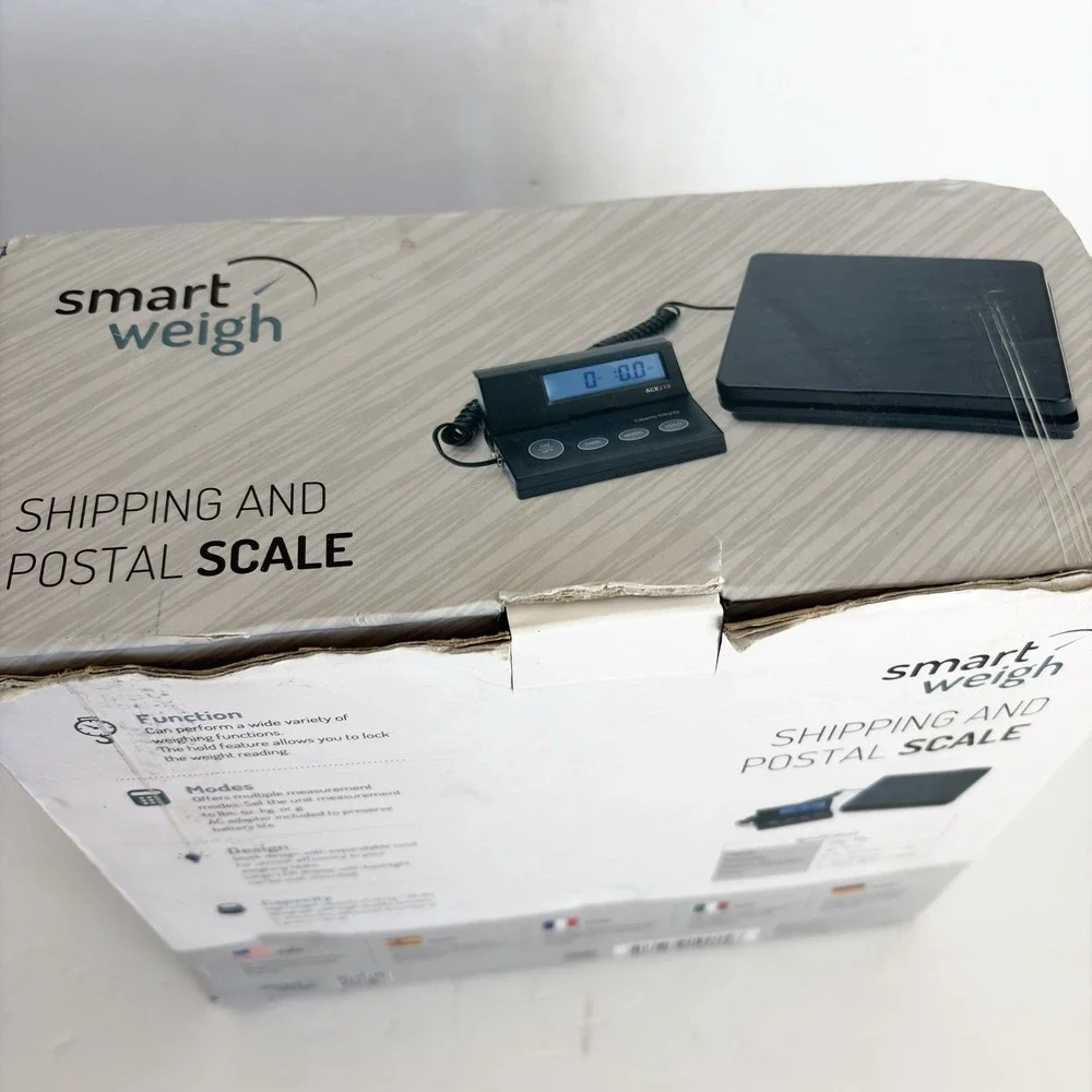 Smart Weigh ACE110 Digital Shipping Postal Scale 110 lb Remote LCD Display